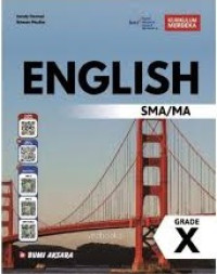 Image of English SMA MA Grade X Kurikulum Merdeka