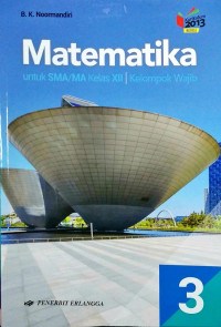 Image of Matematika SMA/MA Kelas XII Kelompok Wajib